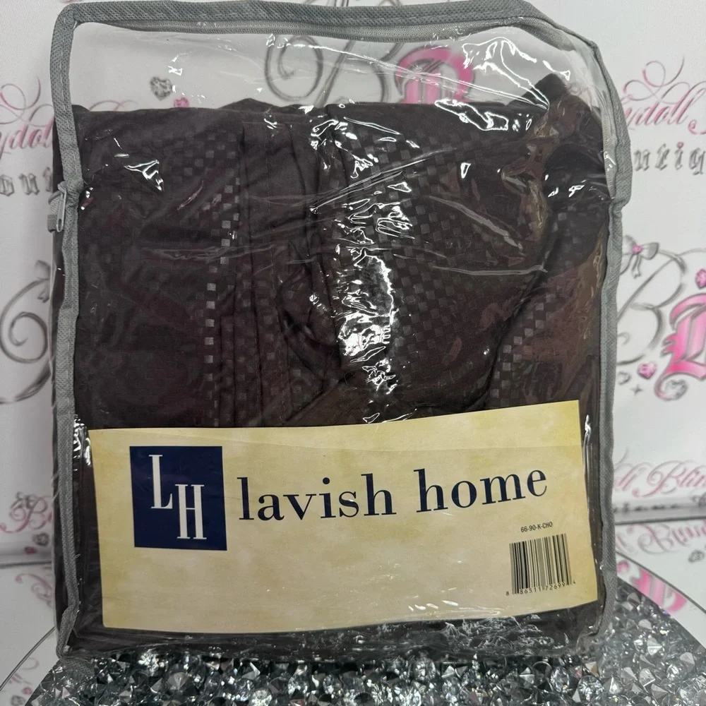 Lavish home king bed sheets set fitted sheet top sheet and 2 king pillowcases